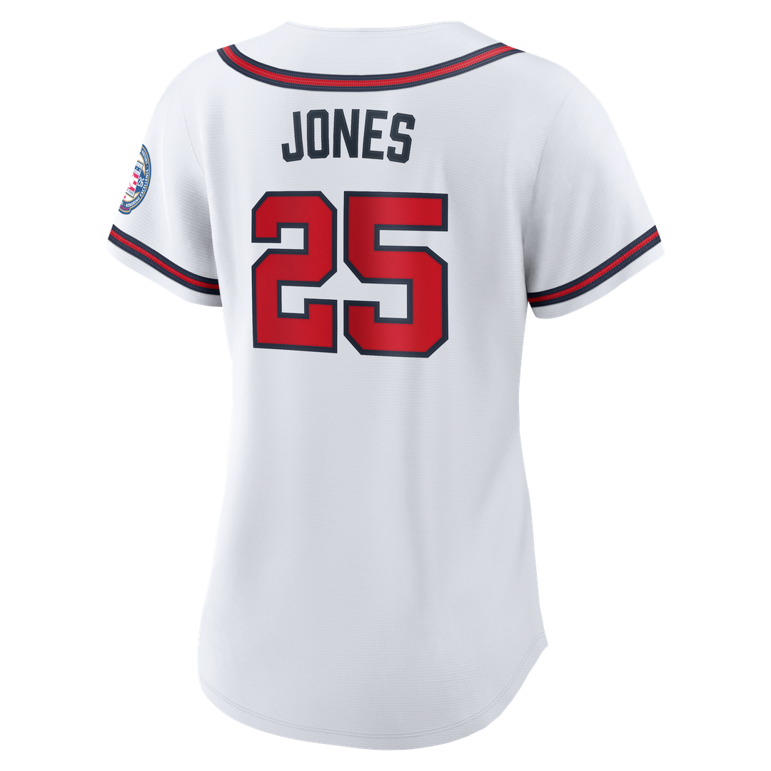 Atlanta Braves Andruw Jones Nike Women's 2026 Baseball Hall of Fame Retired Replica Jersey - White