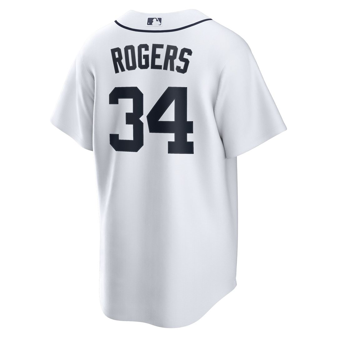 Detroit Tigers Jake Rogers Nike Home Replica Jersey - White
