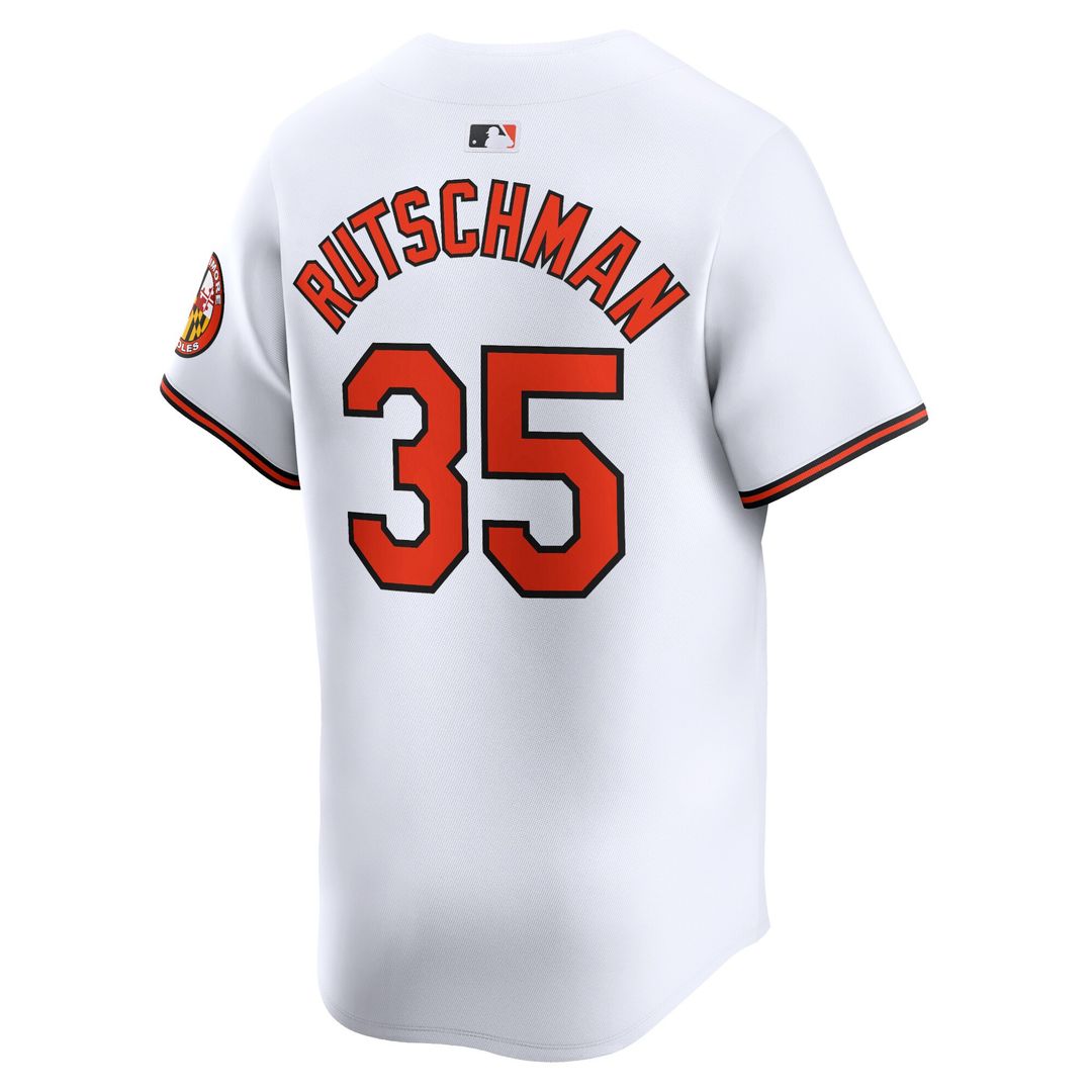 Baltimore Orioles Adley Rutschman Nike Home Limited Jersey - White