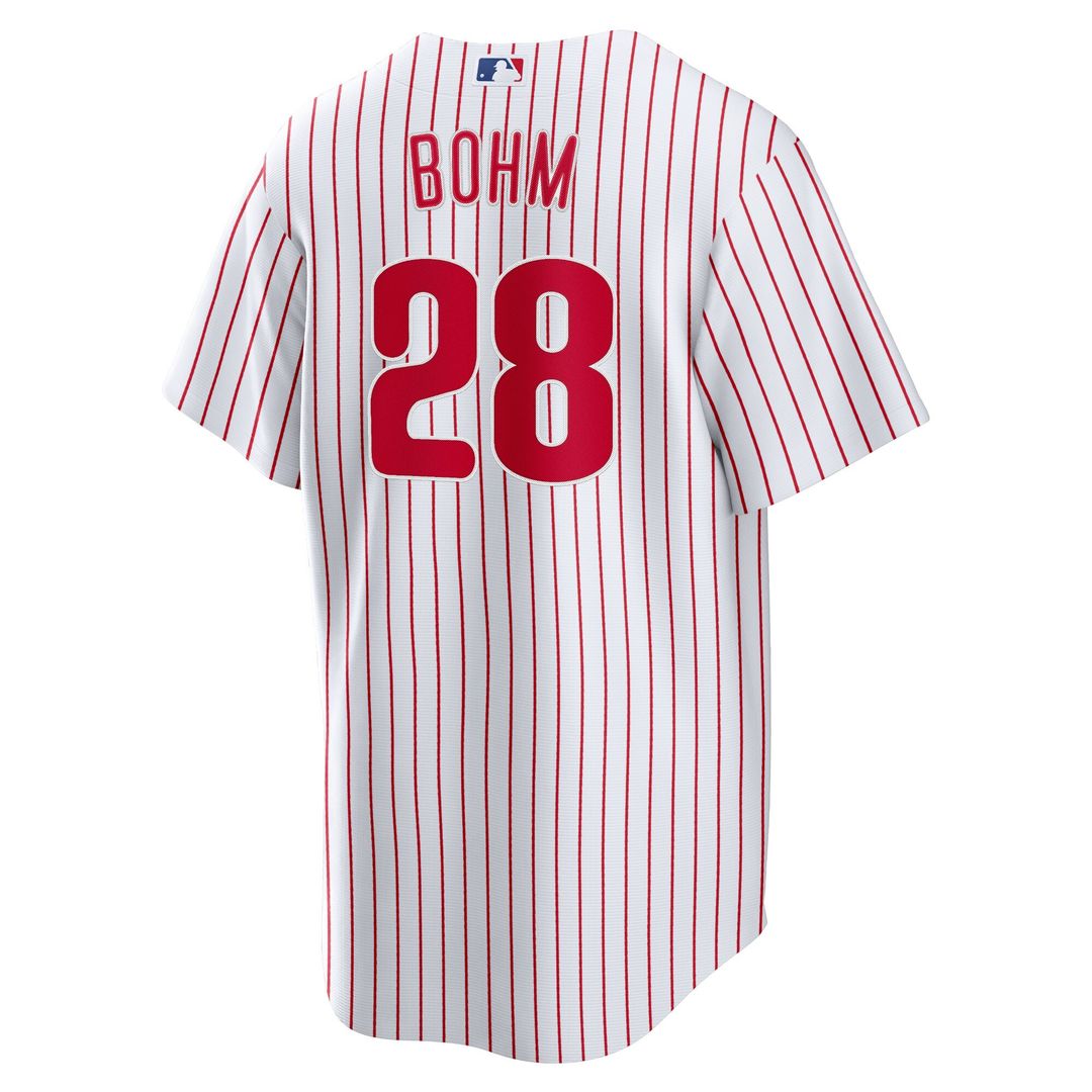 Philadelphia Phillies Alec Bohm Nike Replica Jersey - White
