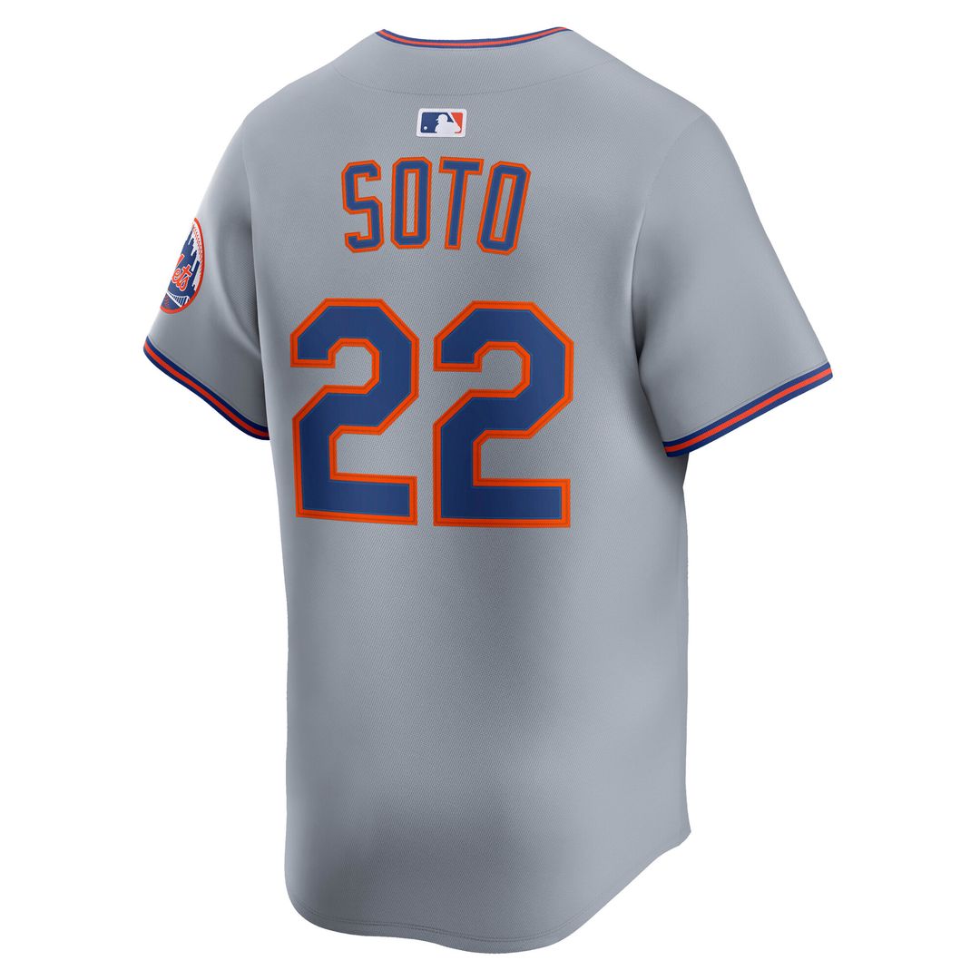 New York Mets Juan Soto Nike Alternate Limited Jersey - Black