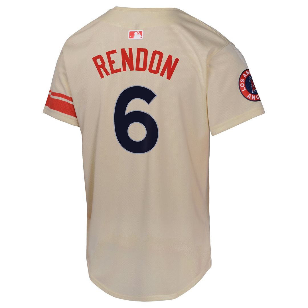 Los Angeles Angels Anthony Rendon Nike Youth City Connect Limited Jersey - Cream