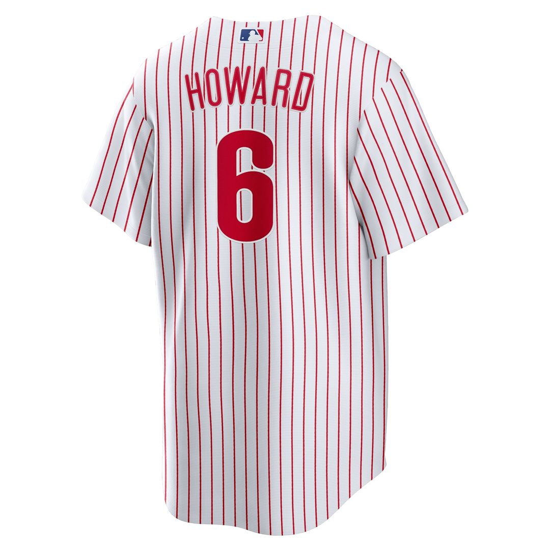 Philadelphia Phillies Ryan Howard Nike Replica Jersey - White