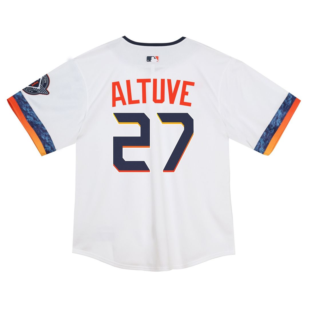Houston Astros Jose Altuve Nike Infant 2025 City Connect Limited Jersey - White