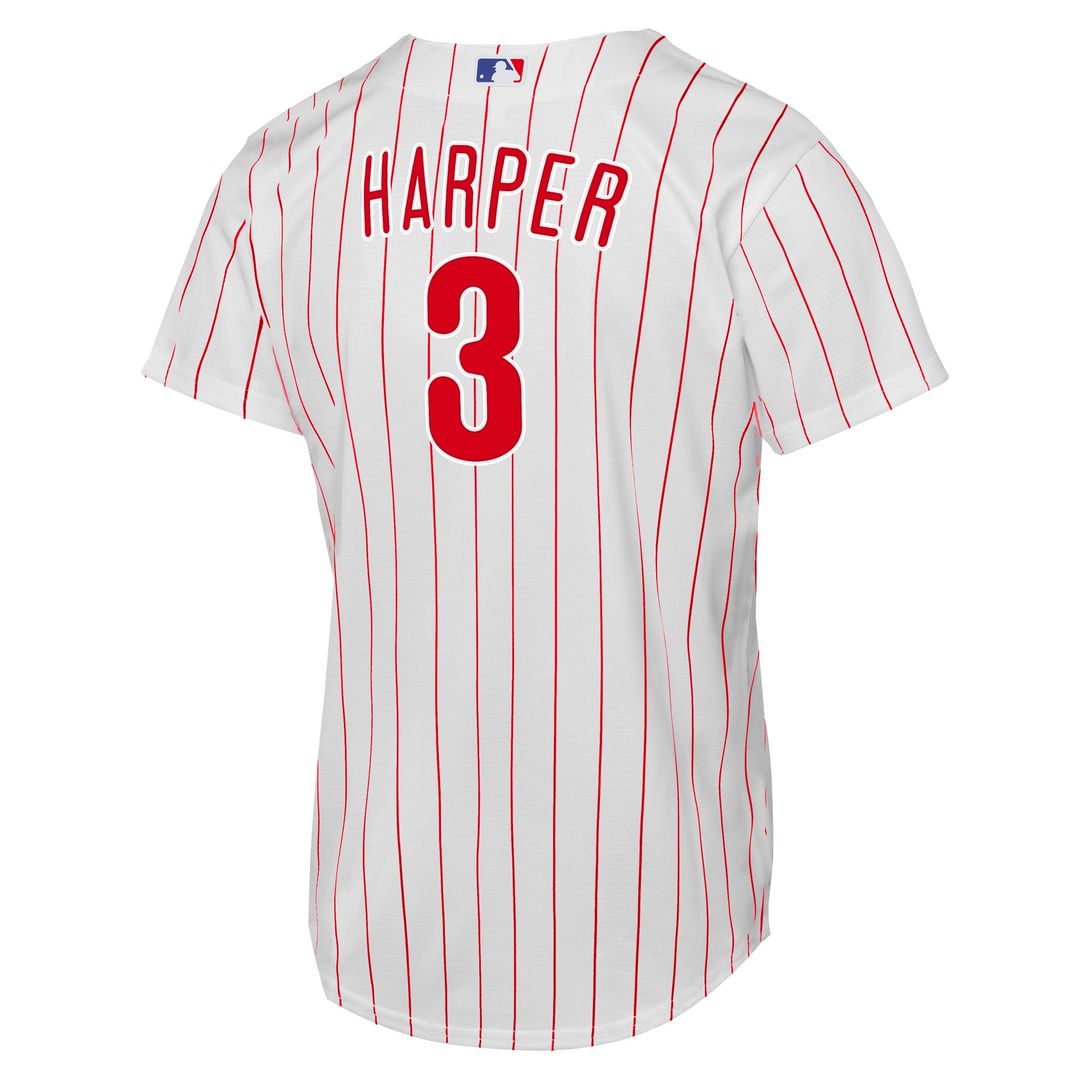 Philadelphia Phillies Bryce Harper Nike Youth Home Replica Jersey - White
