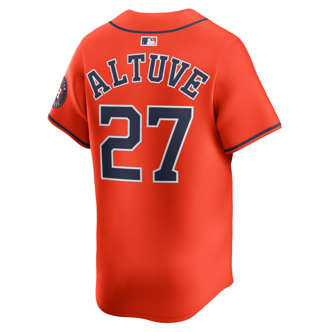 Houston Astros Jose Altuve Nike Road Limited Jersey - Gray