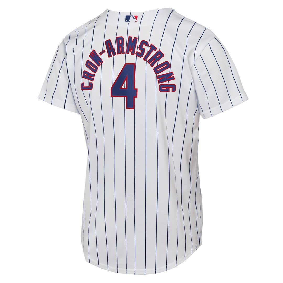 Chicago Cubs Pete Crow - Armstrong Nike Youth Home Replica Jersey - White