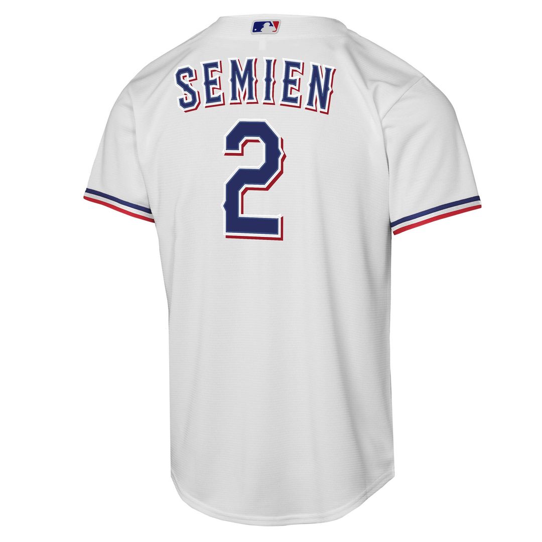 Texas Rangers Marcus Semien Nike Youth Home Replica Jersey - White