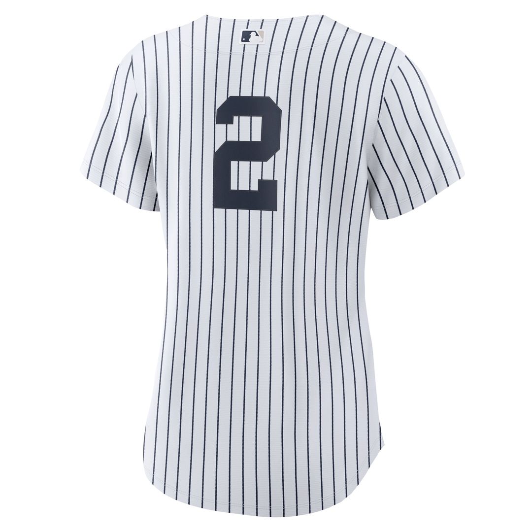 New York Yankees Derek Jeter Nike Women's Home Replica Jersey - White/Navy