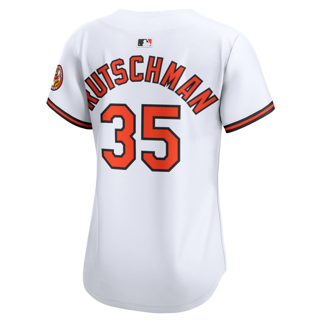 Baltimore Orioles Adley Rutschman Nike Women's Home Limited Jersey - White
