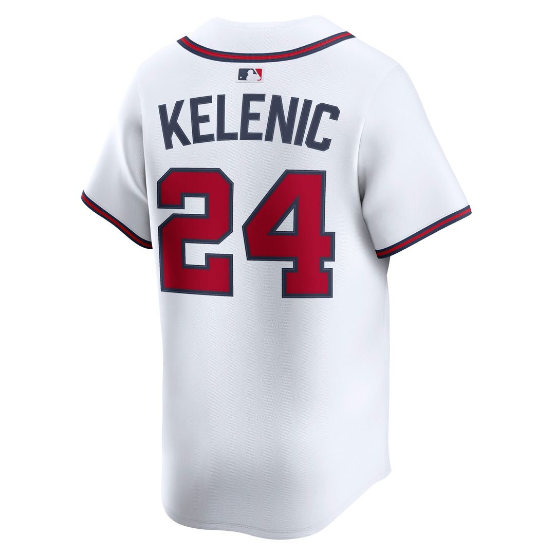 Atlanta Braves Jarred Kelenic Nike Home Limited Jersey - White