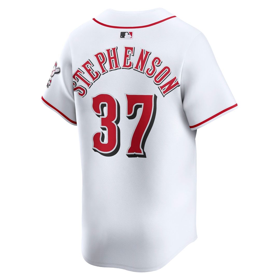 Cincinnati Reds Tyler Stephenson Nike Home Limited Jersey - White