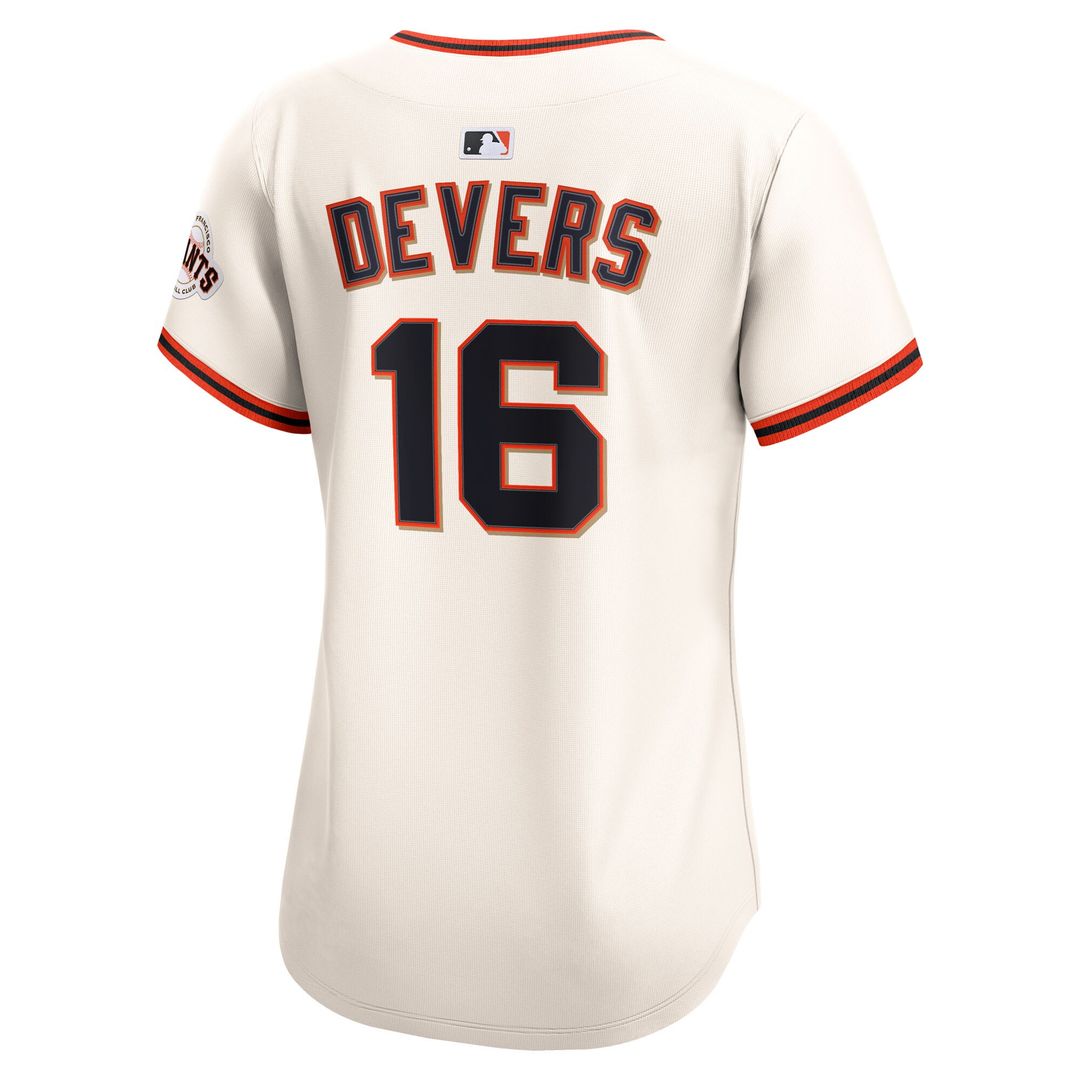 San Francisco Giants Rafael Devers Nike Women's Home Limited Jersey - Cream