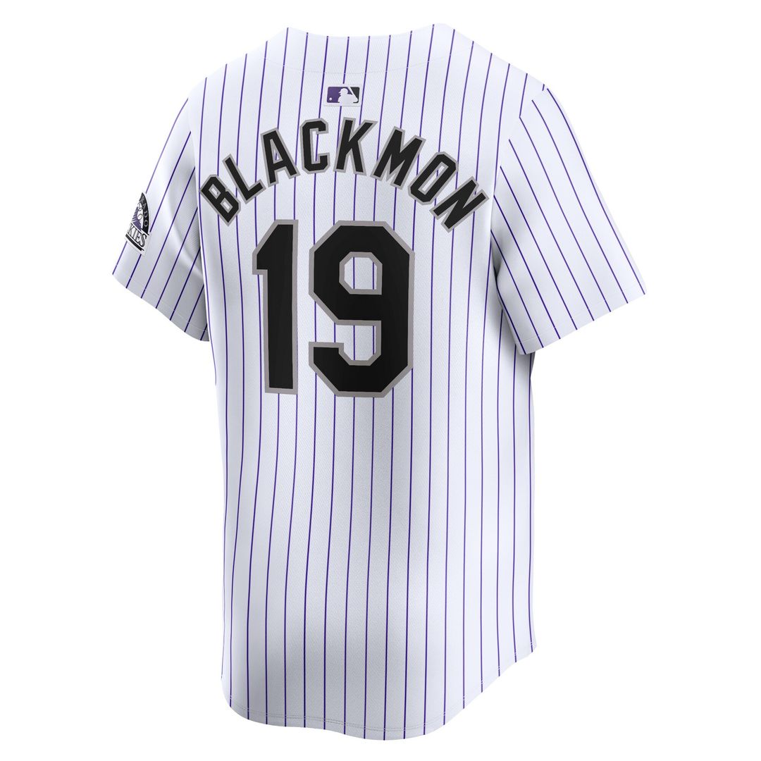 Colorado Rockies Charlie Blackmon Nike Youth Home Limited Jersey - White