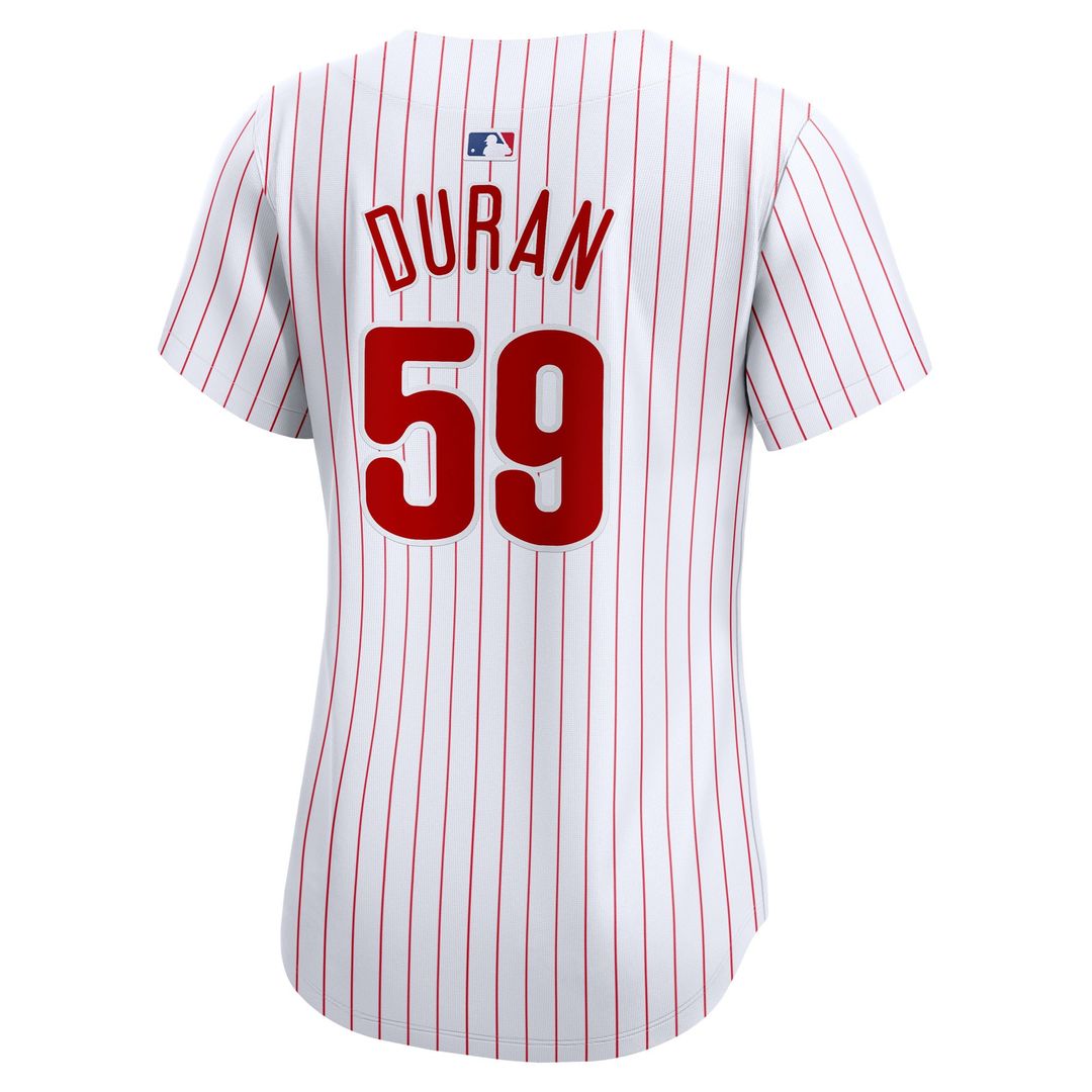Philadelphia Phillies Jhoan Duran Nike Women's Home Limited Jersey - White