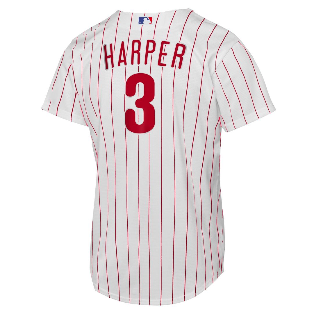 Philadelphia Phillies Bryce Harper Nike Youth Home Replica Jersey - White