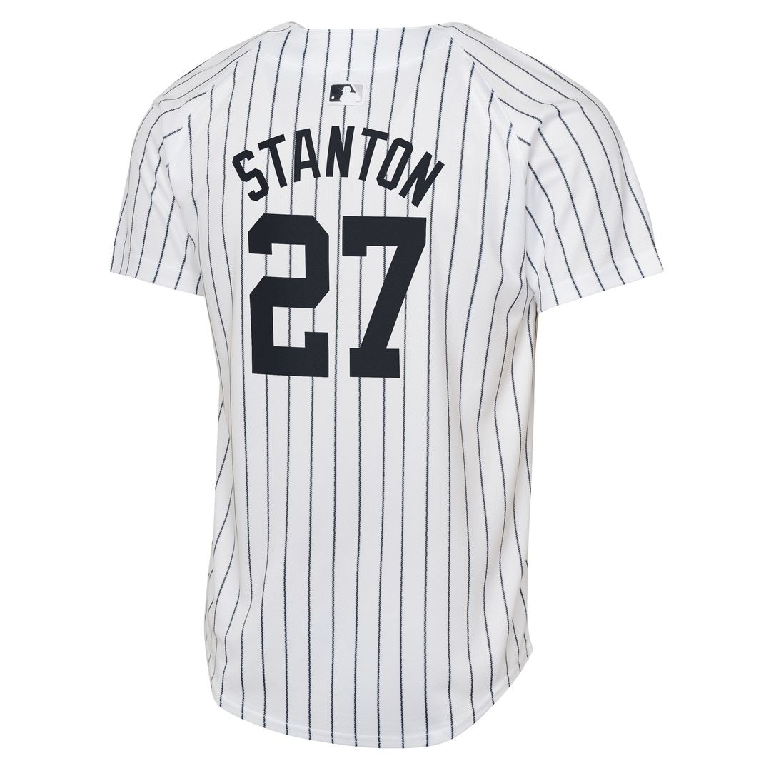 New York Yankees Giancarlo Stanton Nike Youth Home Limited Jersey - White