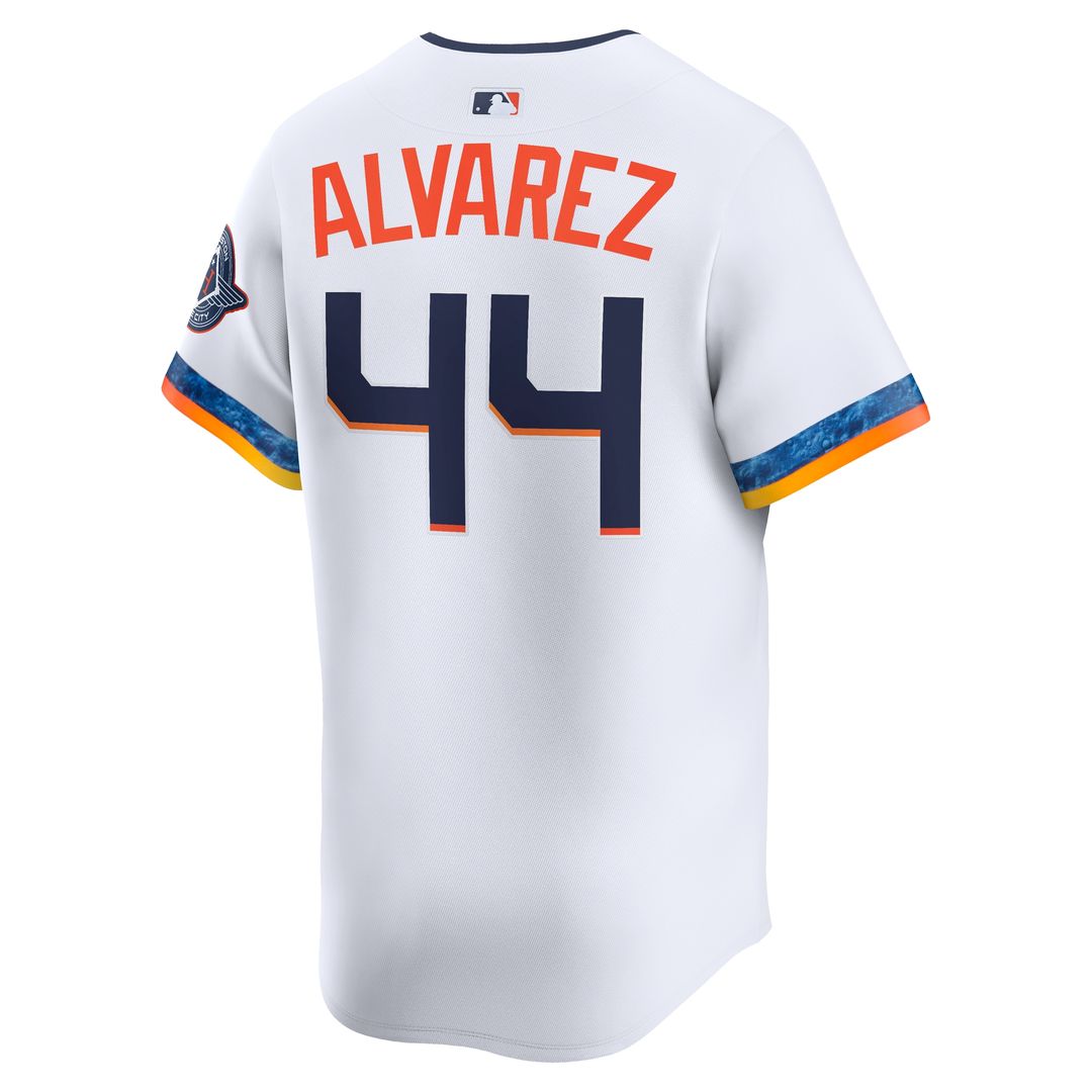 Houston Astros Yordan Alvarez Nike 2025 City Connect Limited Jersey - White