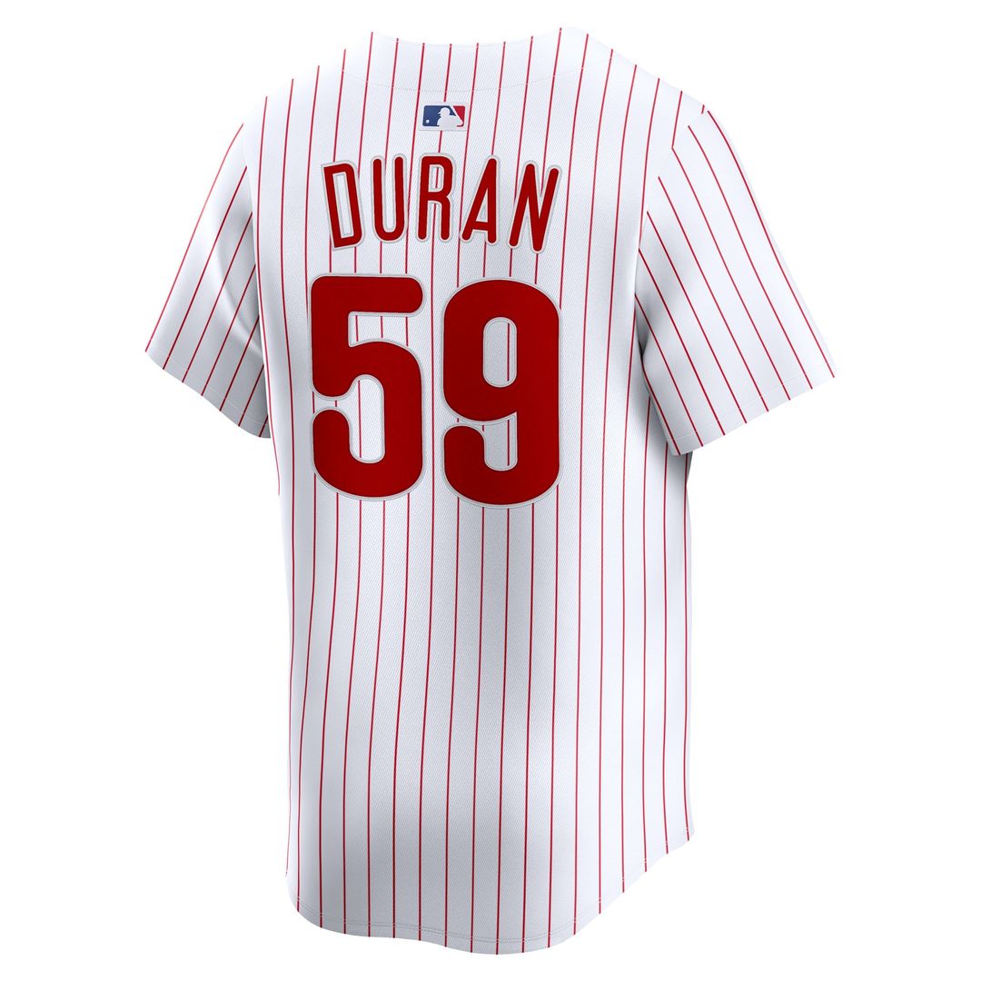 Philadelphia Phillies Jhoan Duran Nike Home Limited Jersey - White