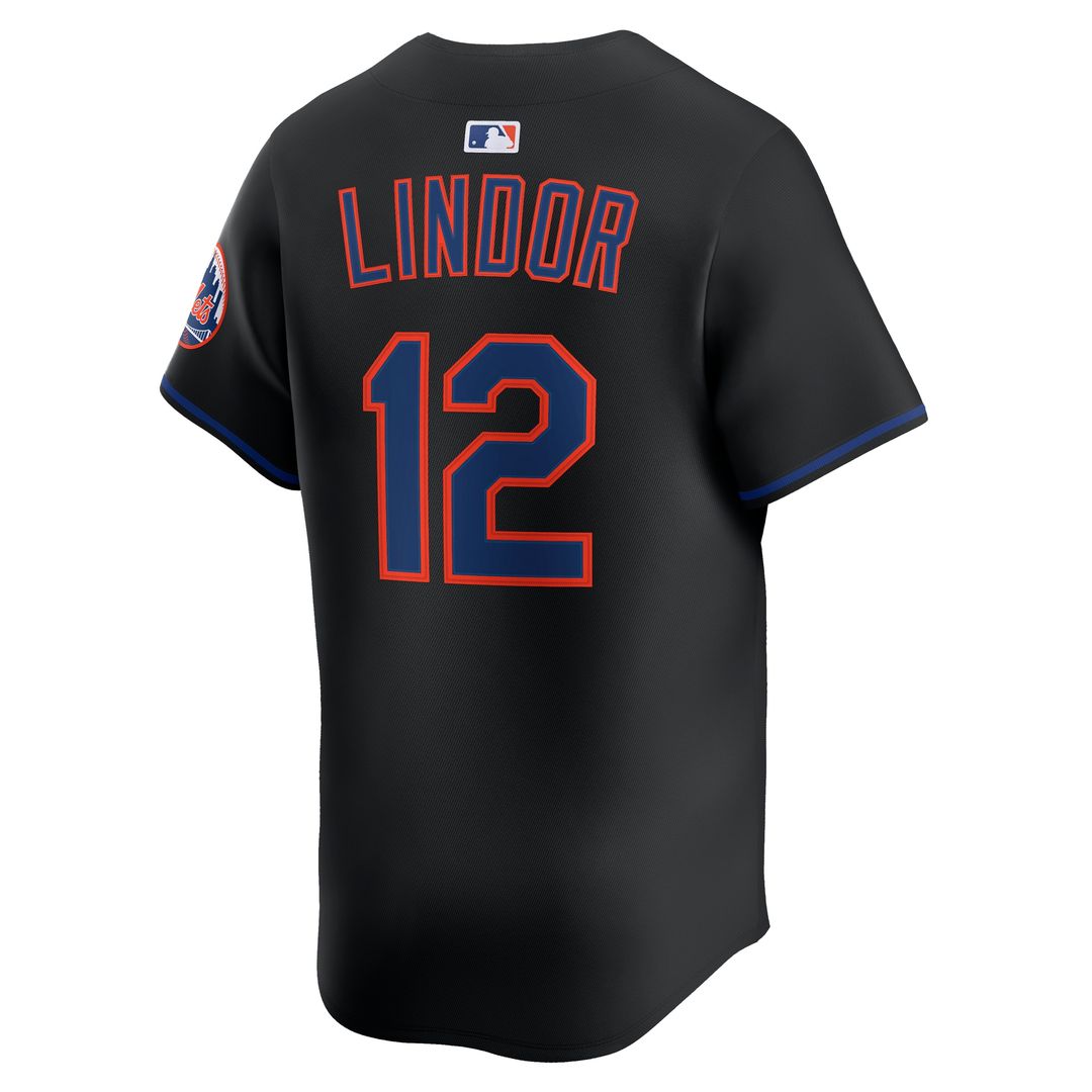 New York Mets Francisco Lindor Nike Home Limited Jersey - White