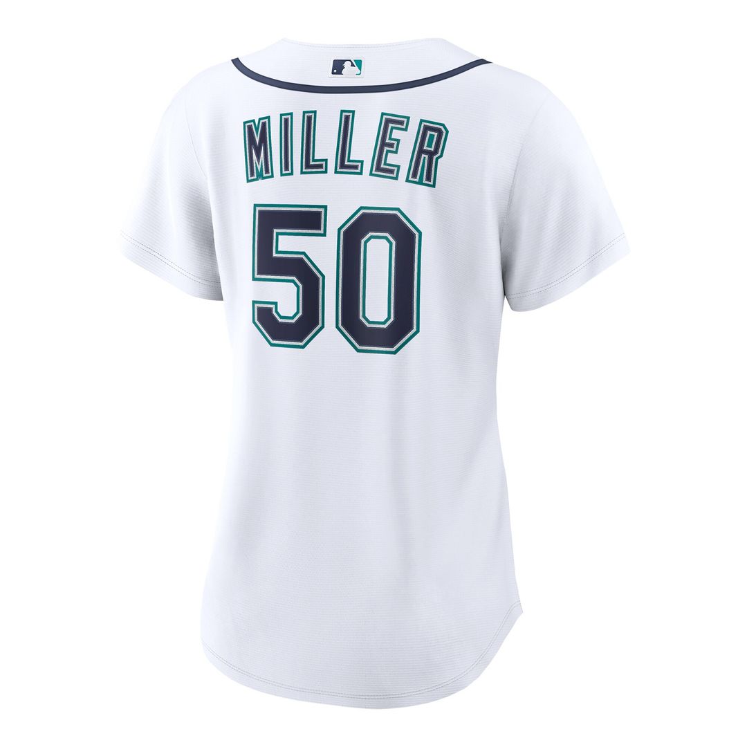 Seattle Mariners Bryce Miller Nike Women's Home Replica Jersey - White