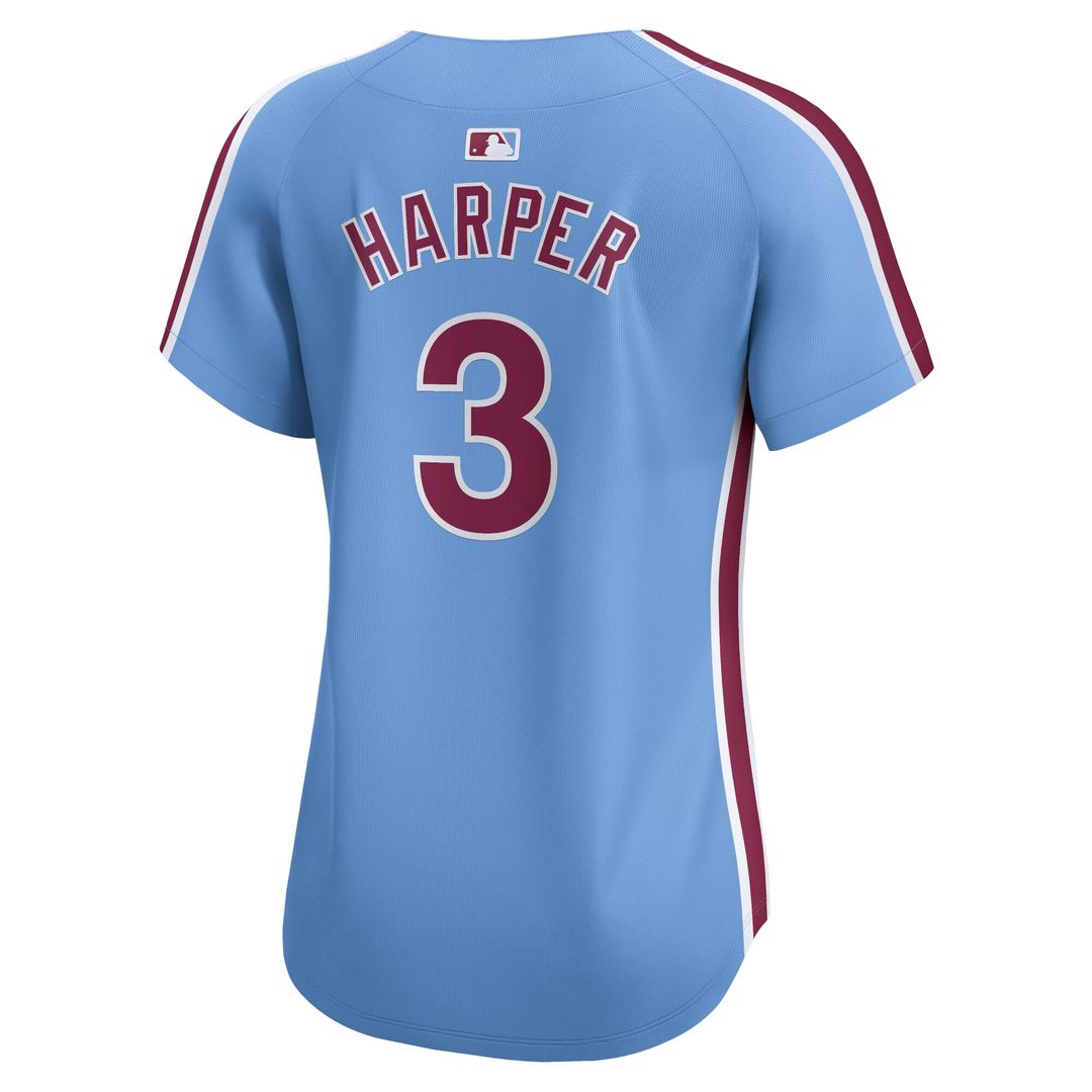 Philadelphia Phillies Bryce Harper Nike Women's Alternate Limited Jersey - Light Blue