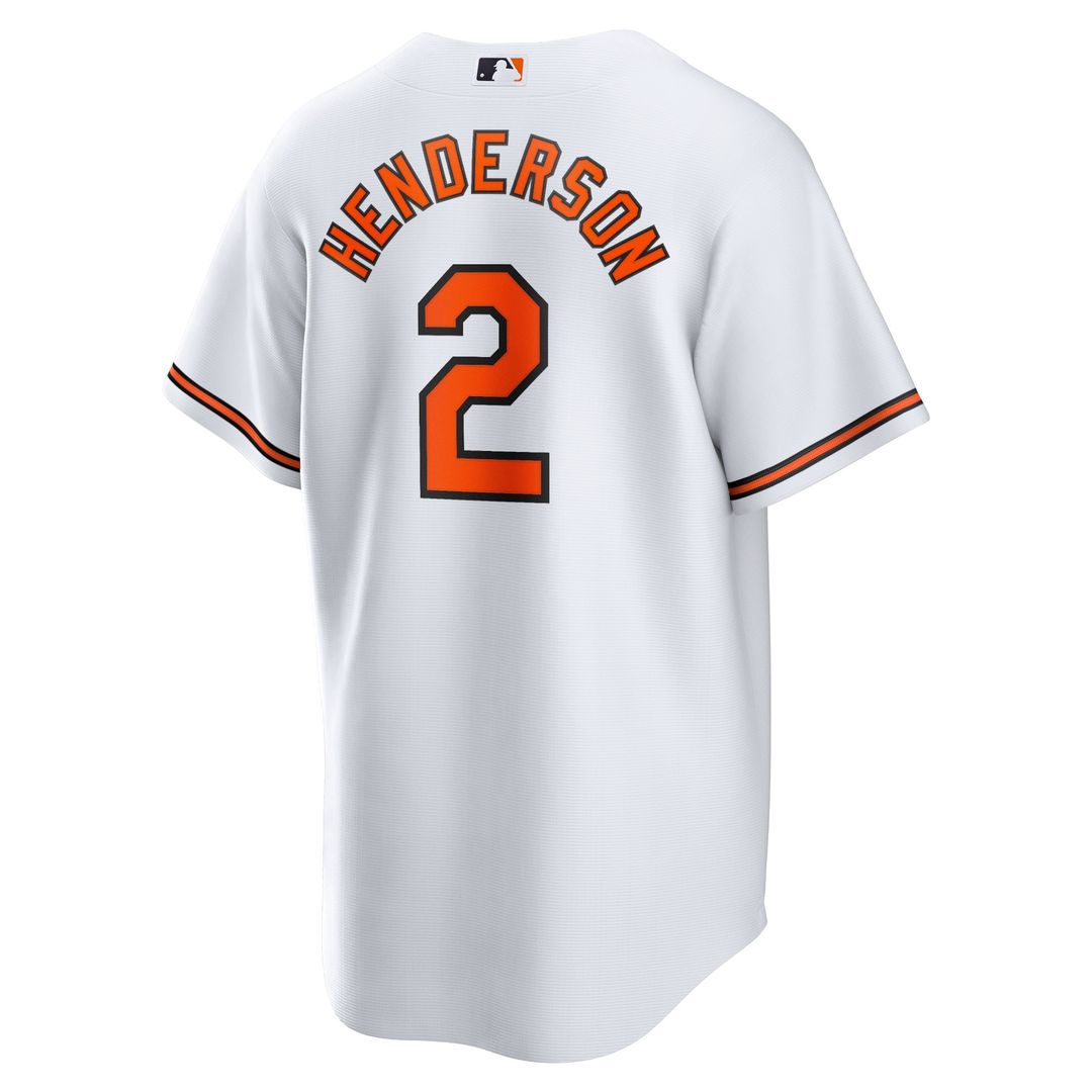 Baltimore Orioles Gunnar Henderson Nike Home Replica Jersey - White