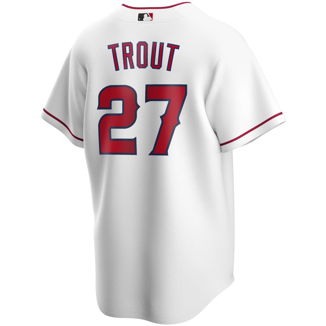 Los Angeles Angels Mike Trout Nike Youth Alternate Replica Jersey - White