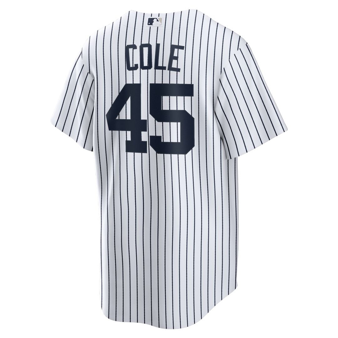 New York Yankees Gerrit Cole Nike Home Replica Player Name Jersey - White