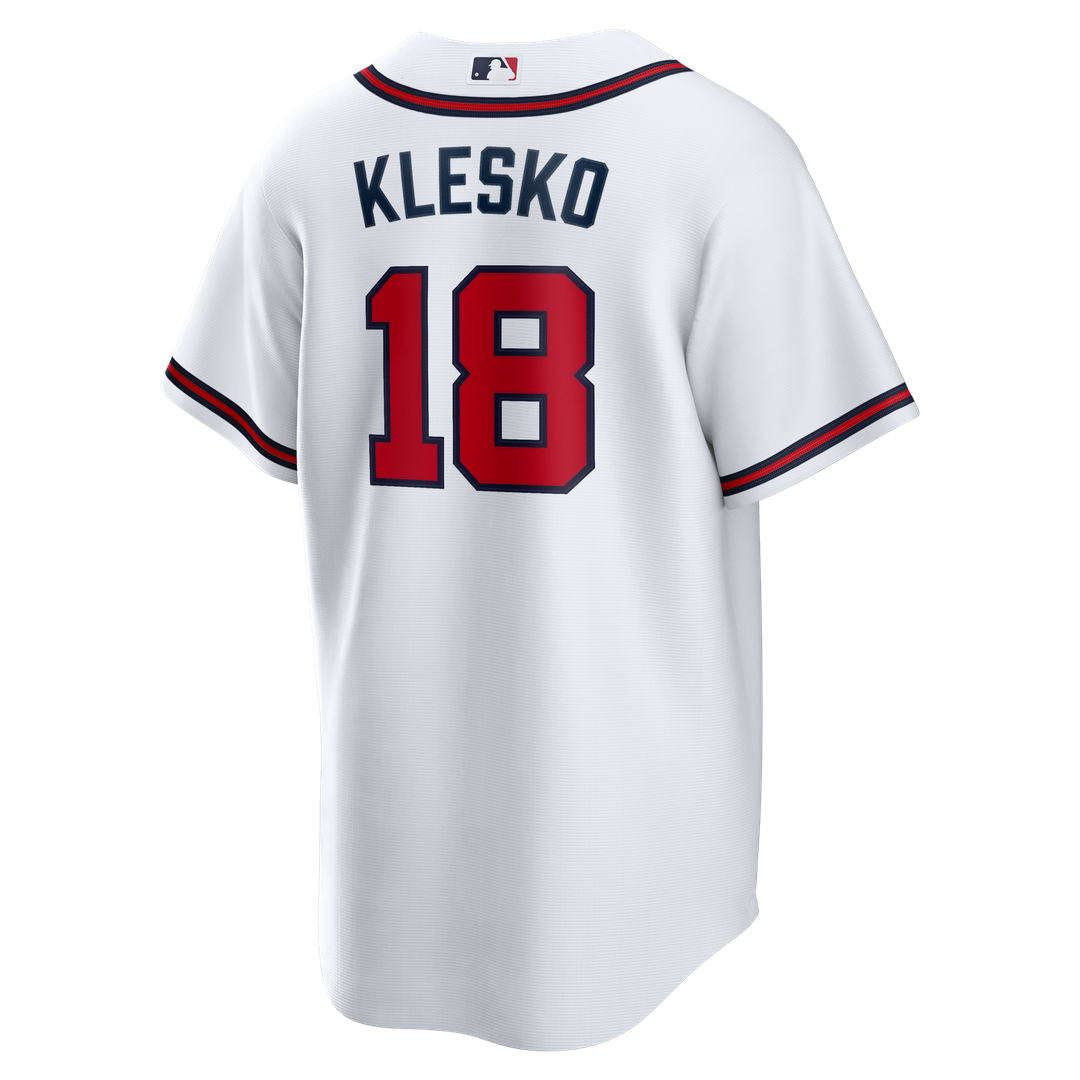 Atlanta Braves Ryan Klesko Nike Home Retired Replica Jersey - White