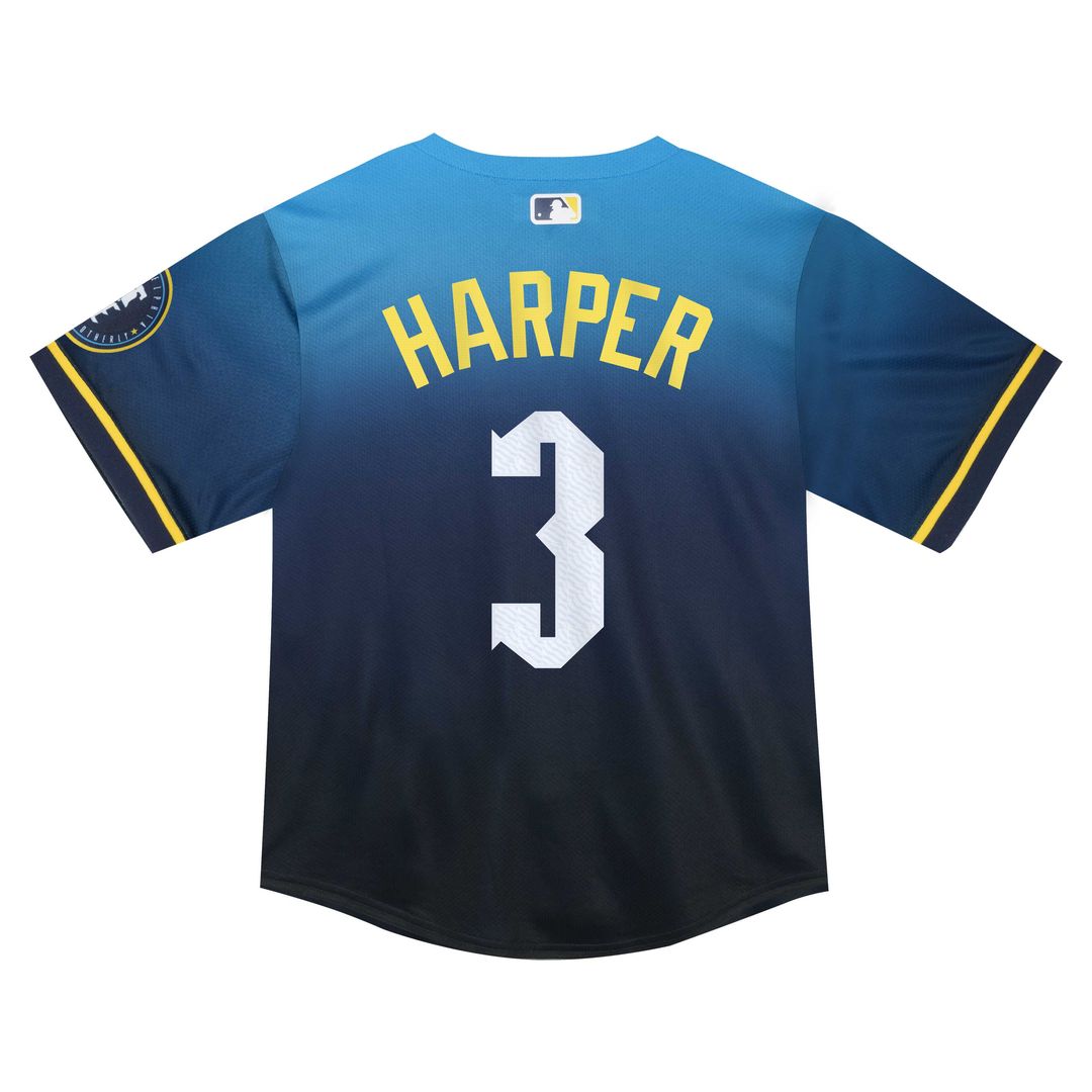Philadelphia Phillies Bryce Harper Nike Toddler 2024 City Connect Limited Jersey - Blue