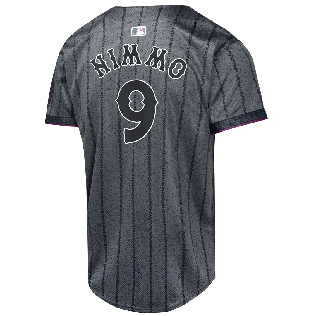 New York Mets Brandon Nimmo Nike Youth 2024 City Connect Limited Jersey - Graphite
