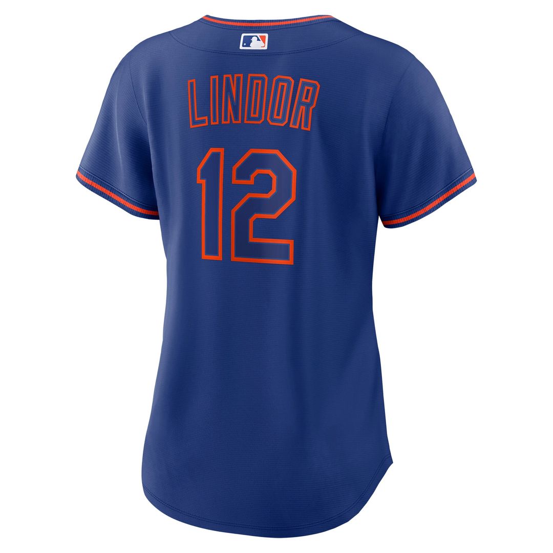 New York Mets Francisco Lindor Nike Women's Alternate Replica Jersey - Royal