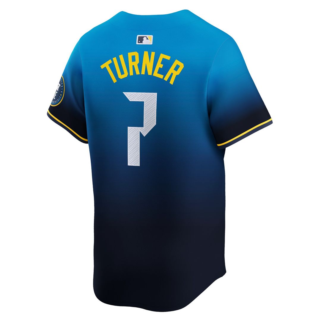 Philadelphia Phillies Trea Turner Nike 2024 City Connect Limited Jersey - Blue