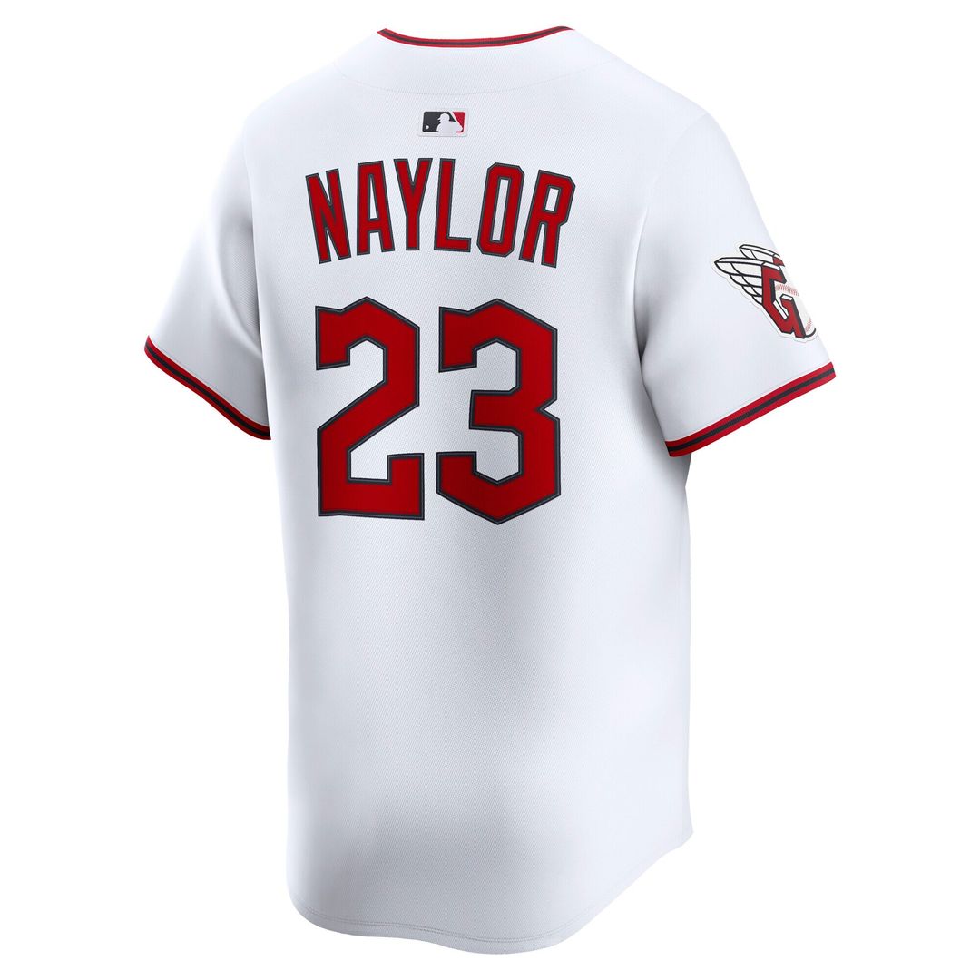 Cleveland Guardians Bo Naylor Nike Home Limited Jersey - White