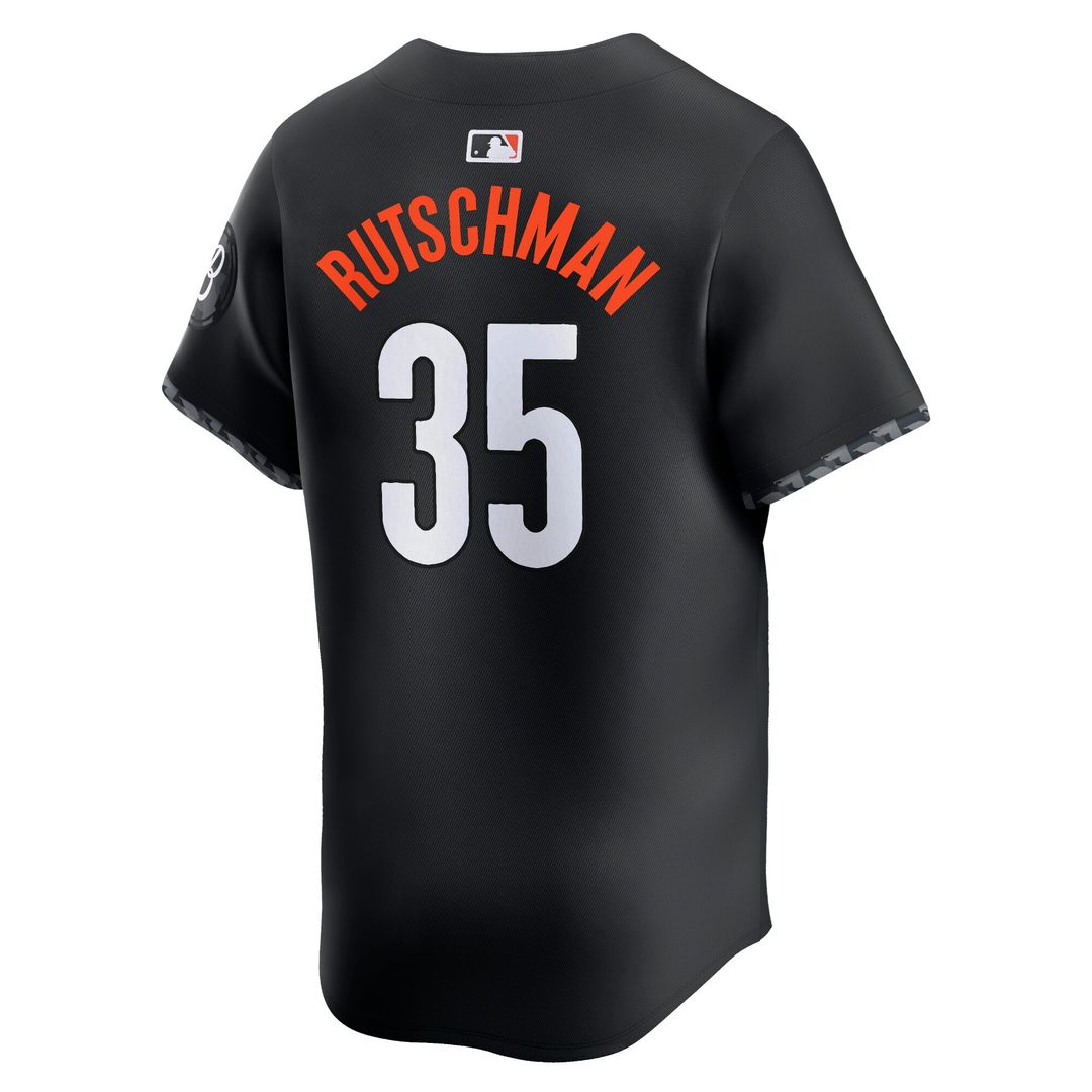 Baltimore Orioles Adley Rutschman Nike City Connect Limited Jersey - Black