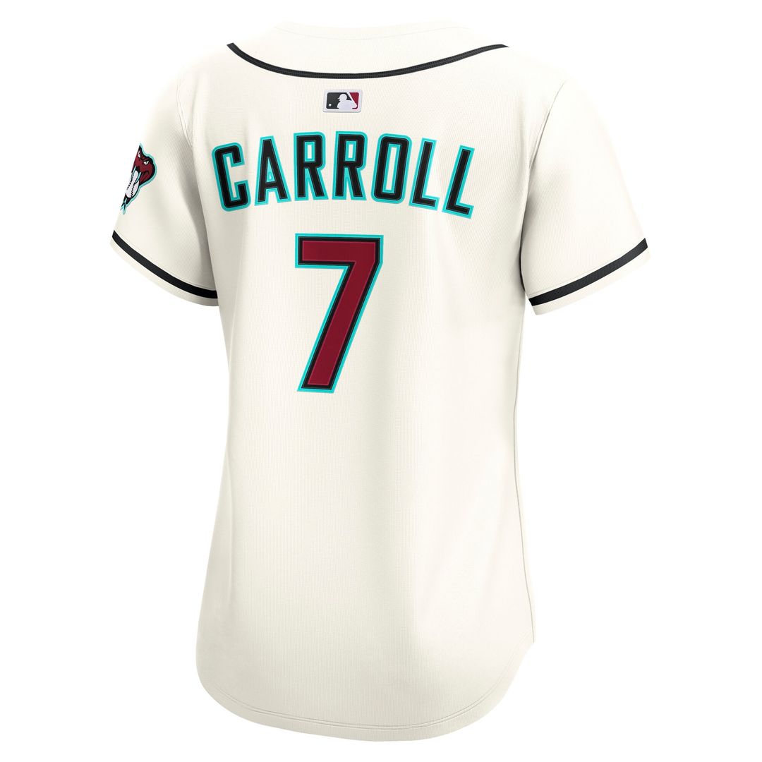 Arizona Diamondbacks Corbin Carroll Nike Women's Home Limited Jersey - Cream