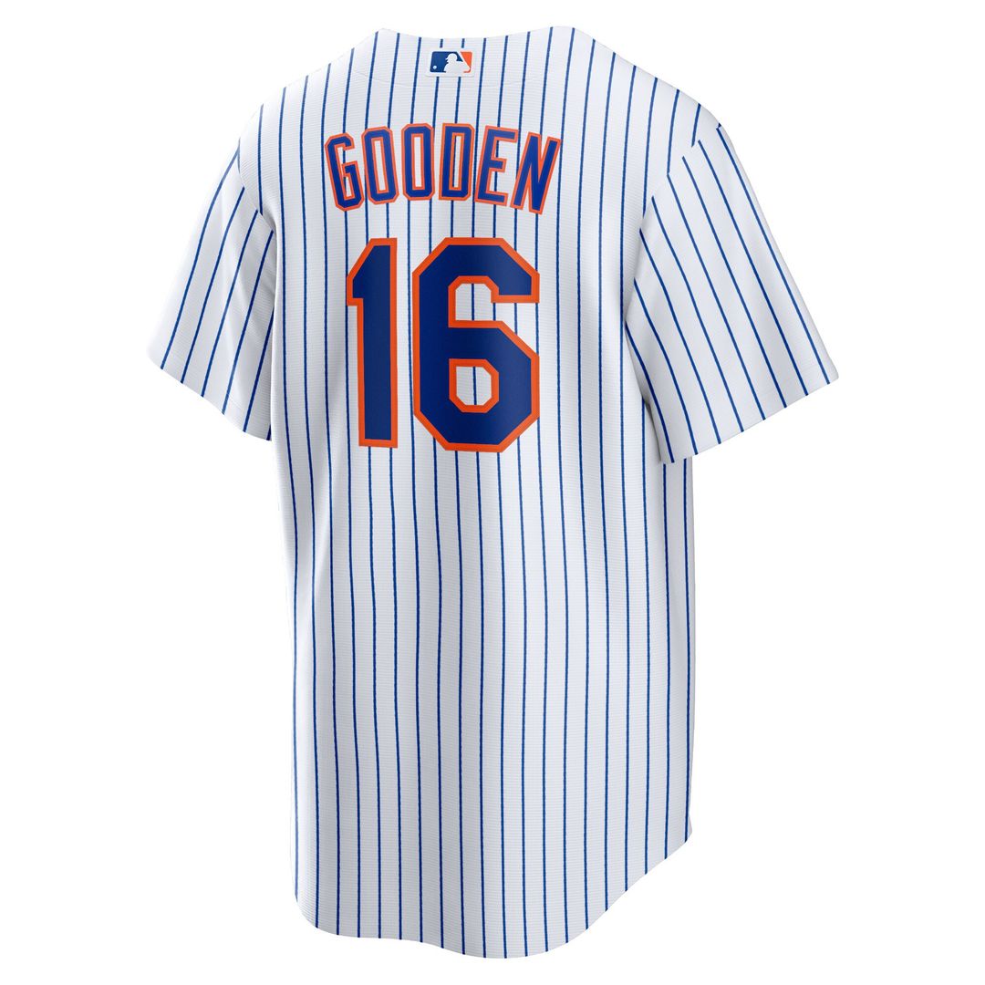 New York Mets Dwight Gooden Nike Home Replica Jersey - White