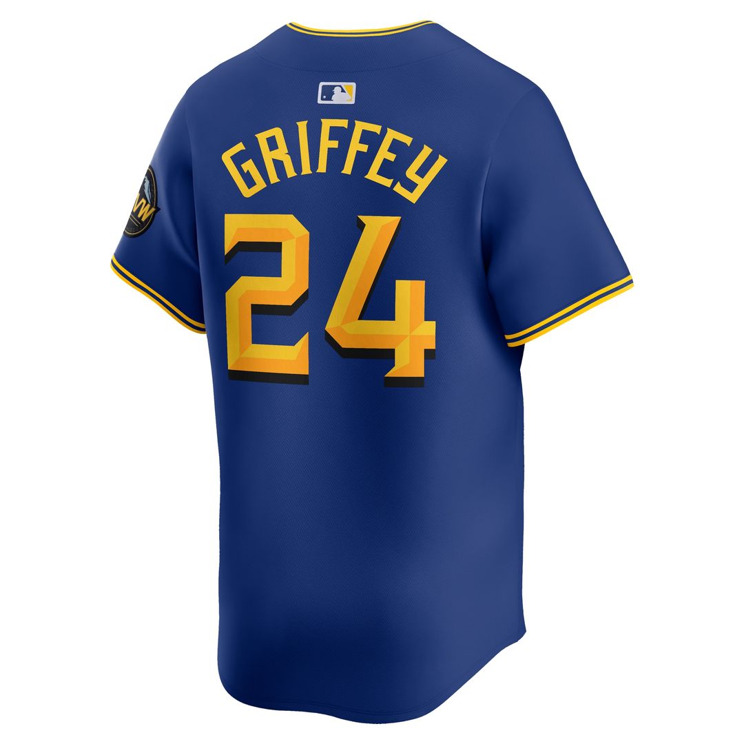 Seattle Mariners Ken Griffey Jr. Nike City Connect Retired Limited Jersey - Royal