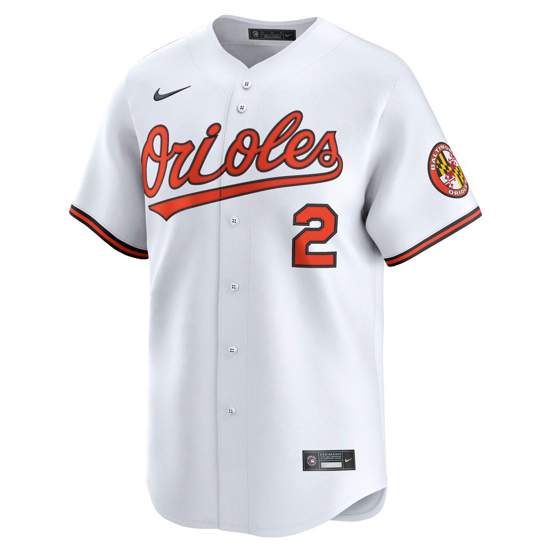 Baltimore Orioles Gunnar Henderson Nike Limited Jersey - White