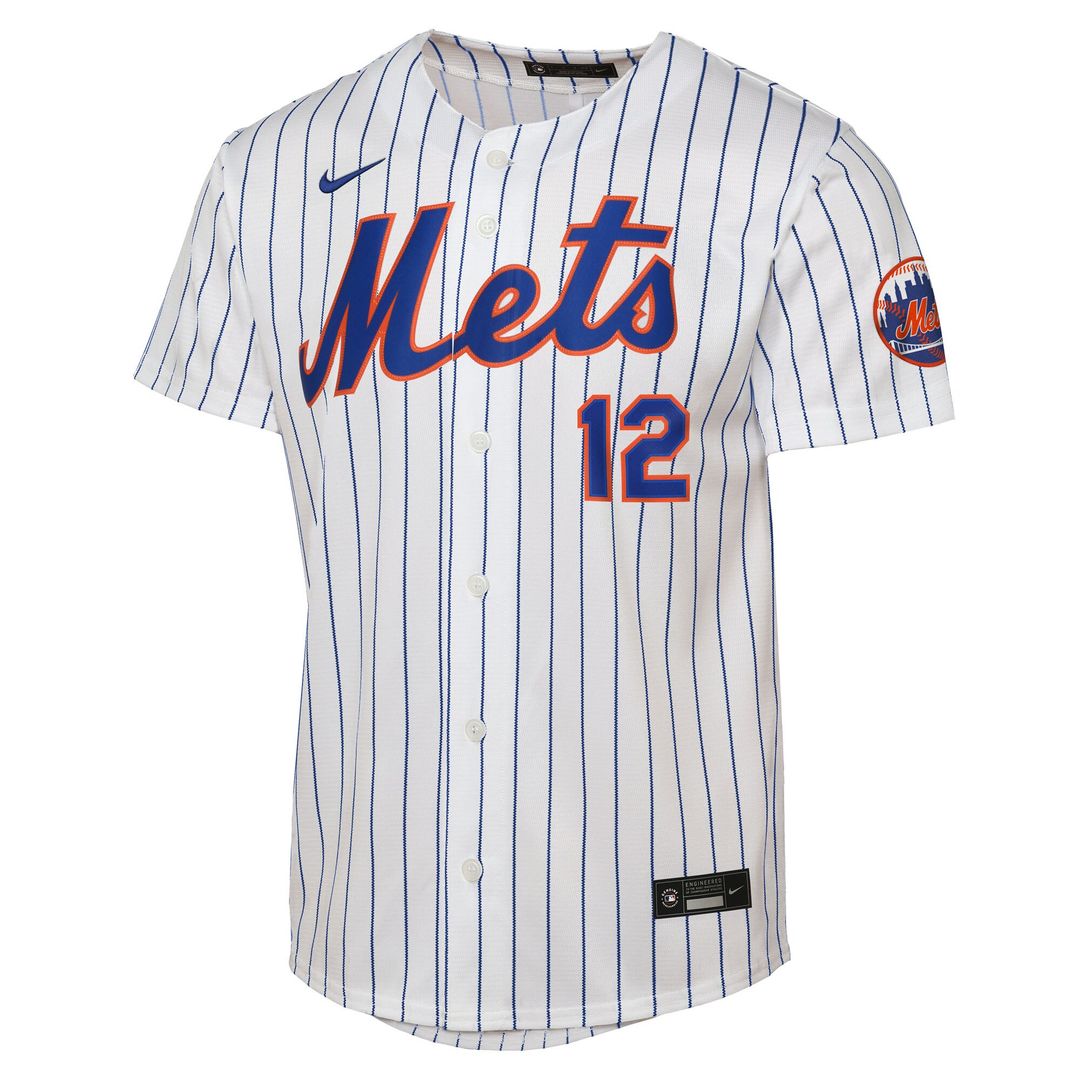 New York Mets Francisco Lindor Nike Youth Road Stadium Jersey - Gray