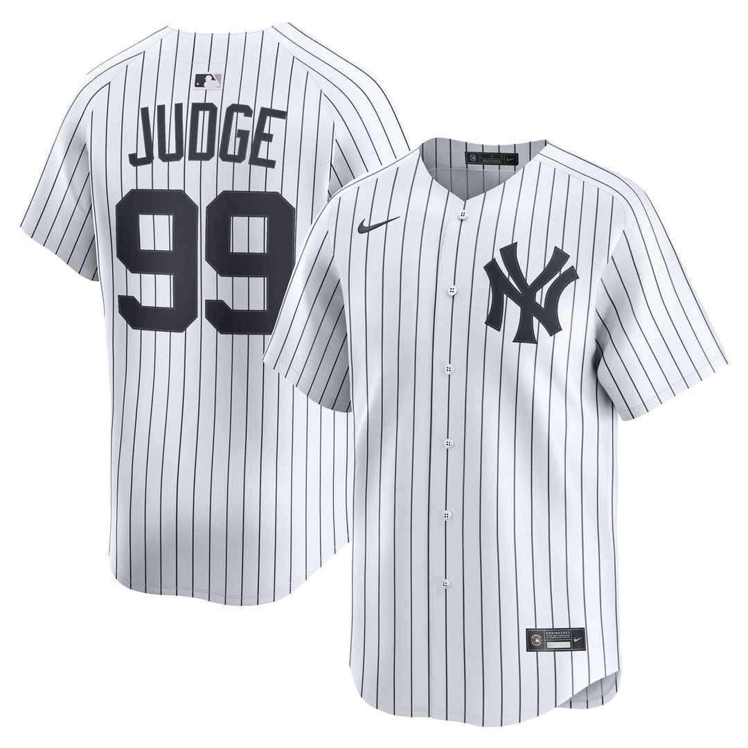 New York Yankees Aaron Judge Nike Home Limited Jersey - White
