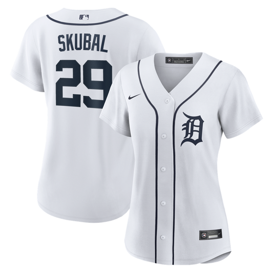 Detroit Tigers Tarik Skubal Nike Women's Home Replica Jersey - White