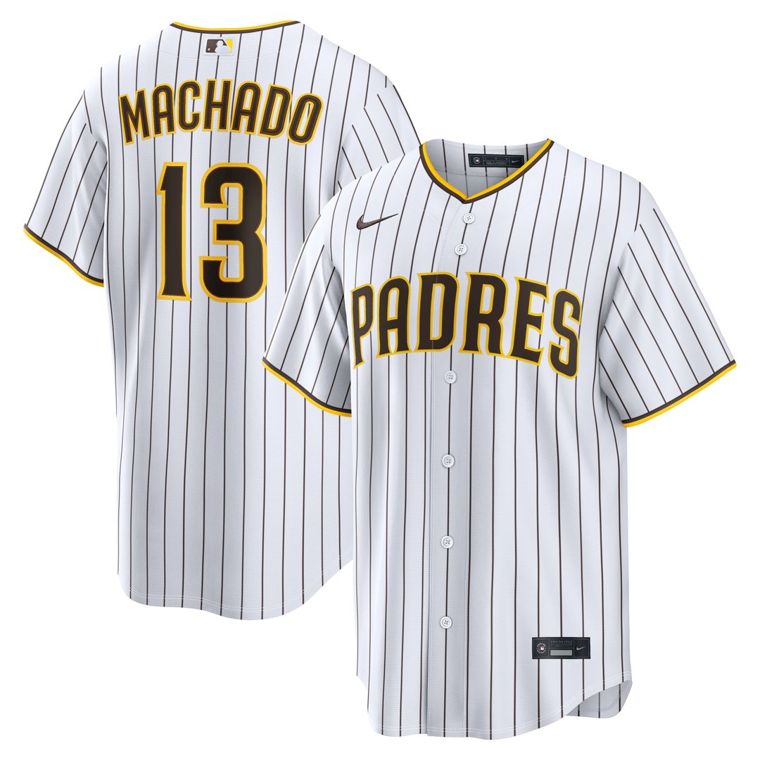 San Diego Padres Manny Machado Nike Home Replica Jersey - White