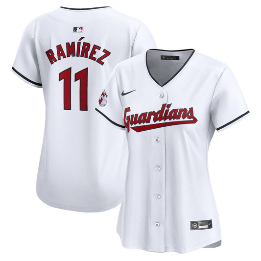 Cleveland Guardians Jose Ramirez Nike Women's Home Limited Jersey - White