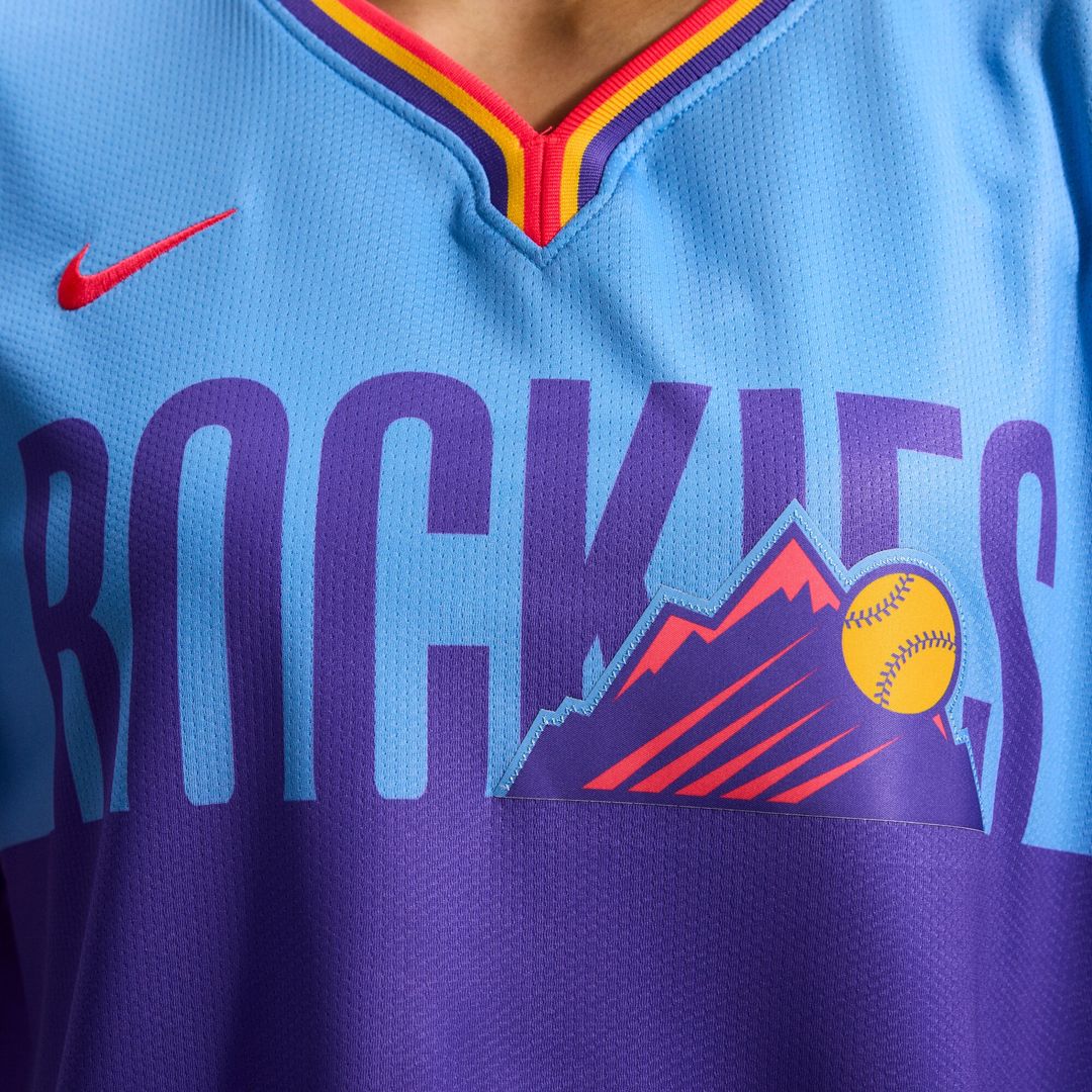 Colorado Rockies Nike Women's 2025 City Connect Limited Jersey - Purple/Light Blue