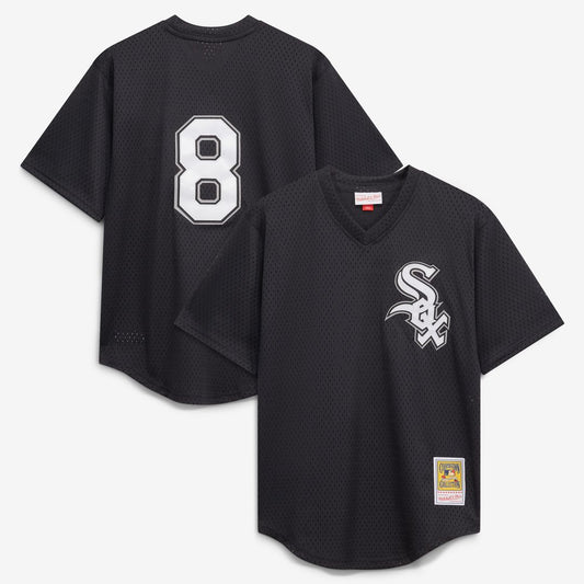 Chicago White Sox Bo Jackson Mitchell & Ness Youth Cooperstown Mesh Batting Practice Jersey - Black