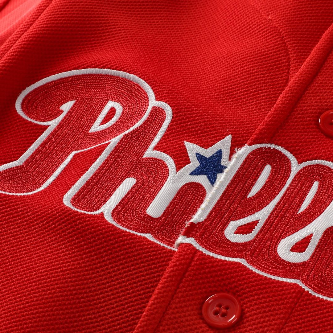 Philadelphia Phillies Ryan Howard Mitchell & Ness Cooperstown Batting Practice Jersey - Red
