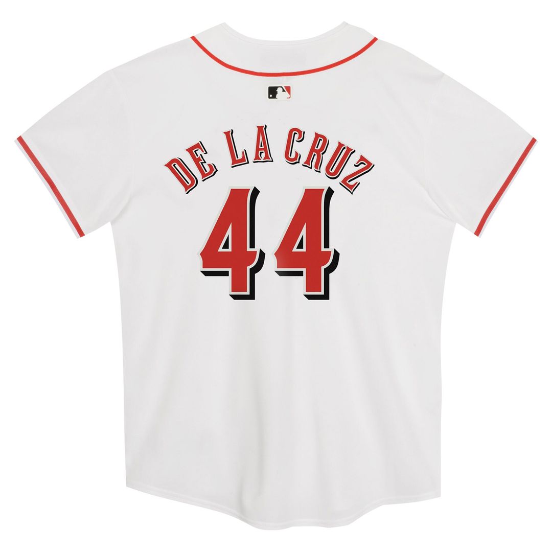Cincinnati Reds Elly De La Cruz Nike Preschool Home Game Jersey - White