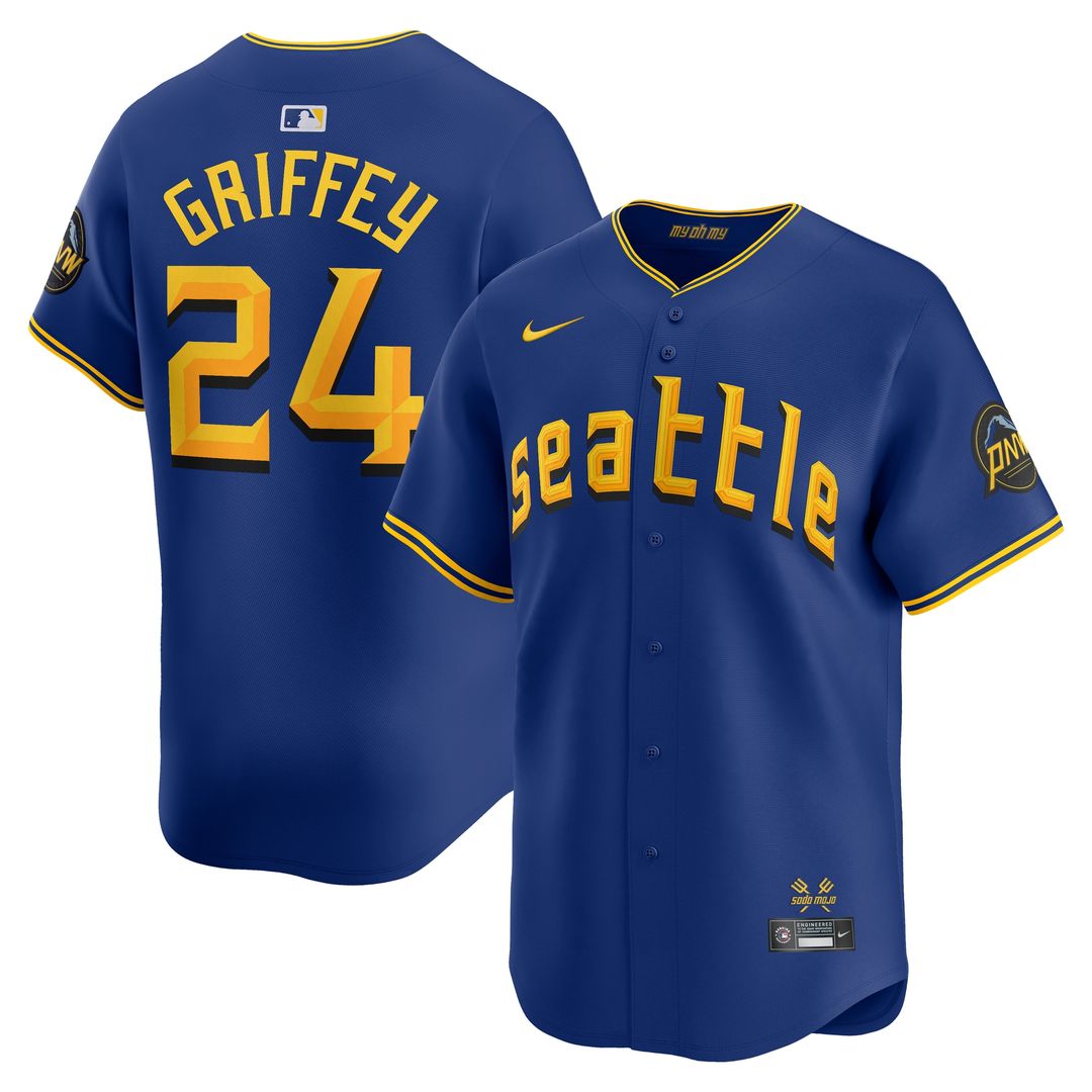 Seattle Mariners Ken Griffey Jr. Nike City Connect Retired Limited Jersey - Royal